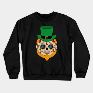 St Patrick Sugar Skull Crewneck Sweatshirt